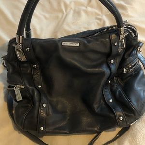 Rebecca Minkoff Black Cupid Satchel Shoulder Bag